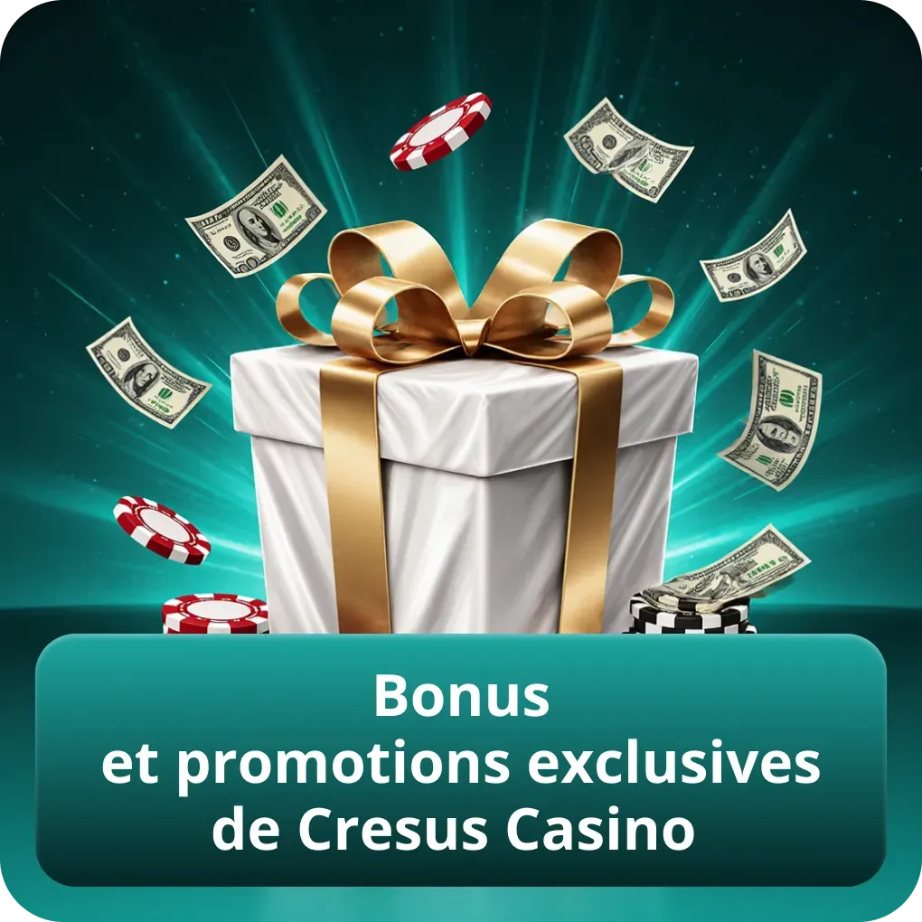 Offres et bonus de Cresus Casino
