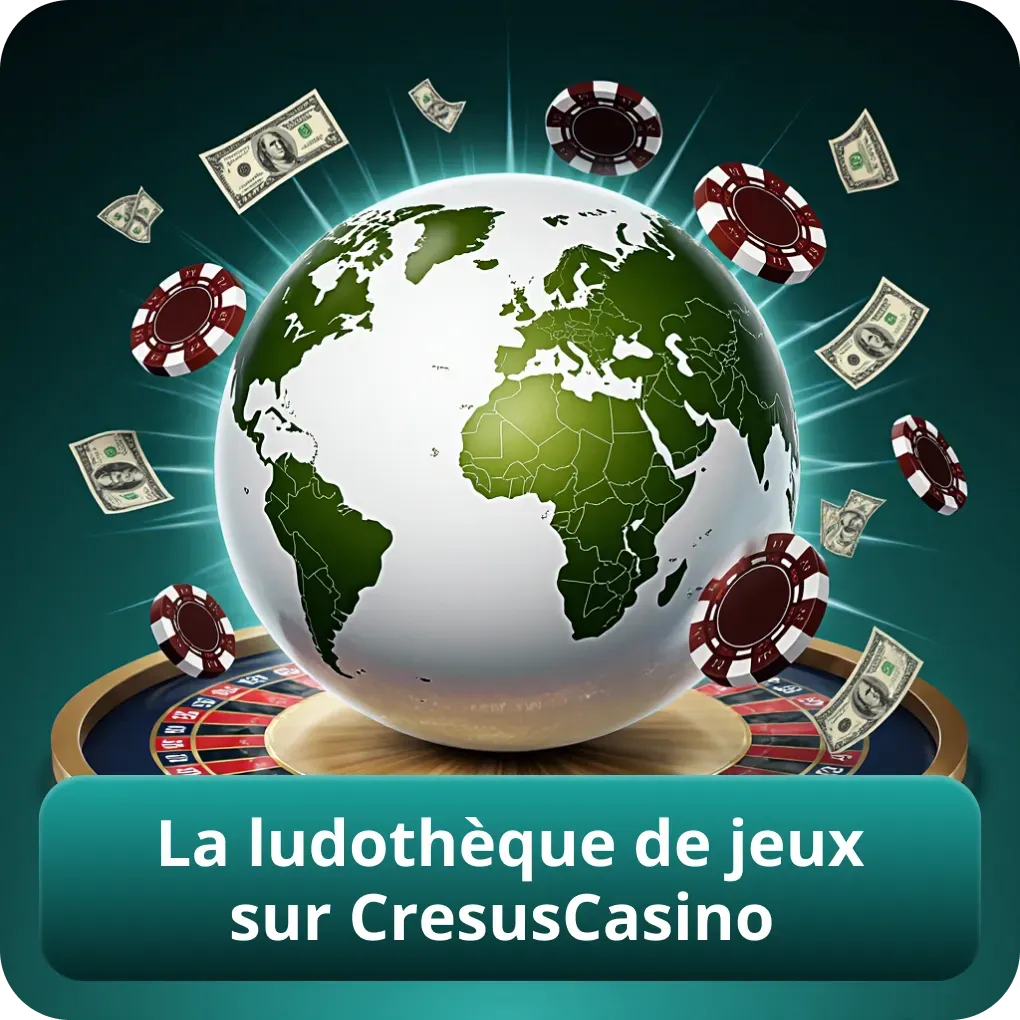 Jeux proposés sur CresusCasino