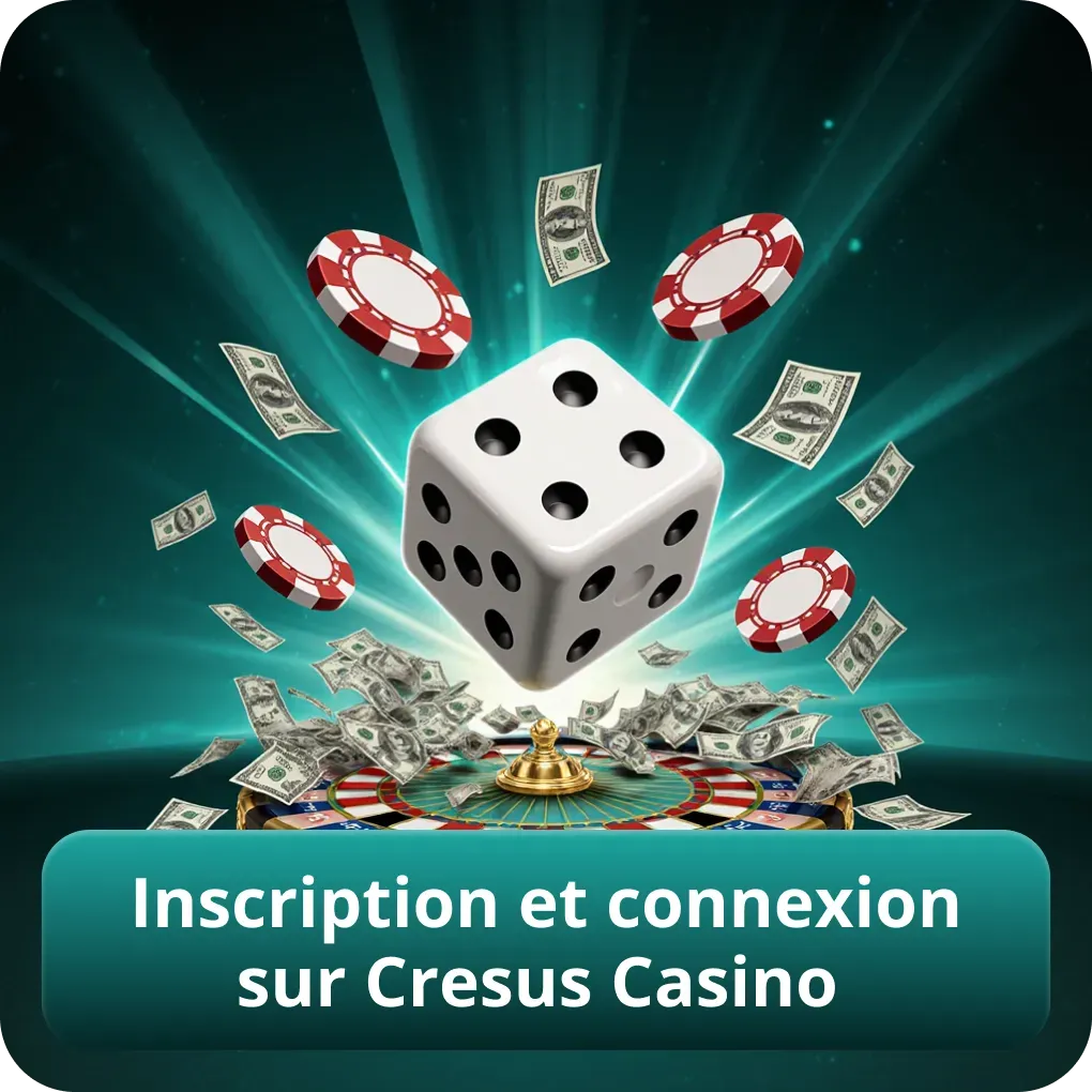Créer un compte sur Cresus Casino